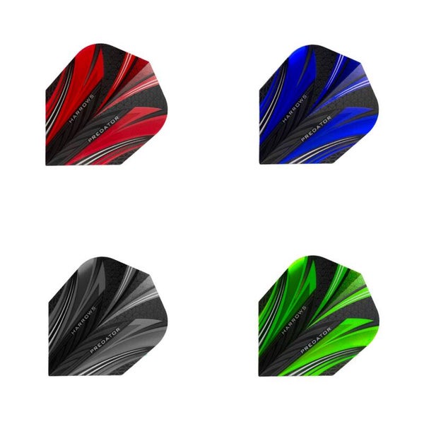 Harrows Prime Predator – Dart Flights – Standard – 100 Mikron – Farbauswahl