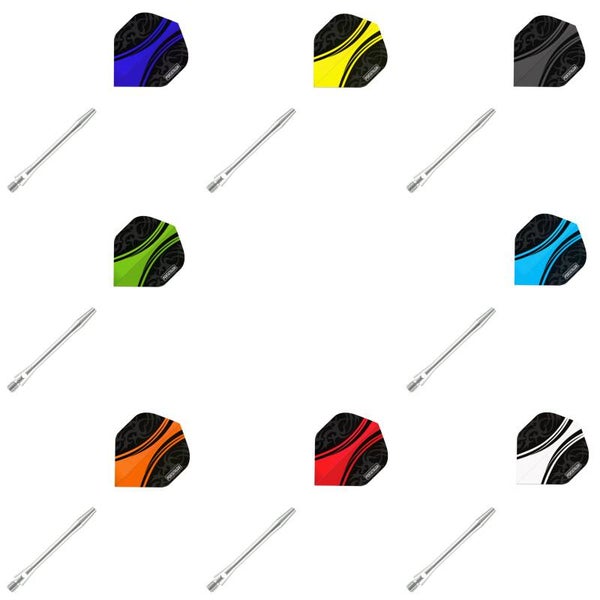 Pentathlon Classic Flights + Designa Aluminium Schäfte Setup‑Kombination Farbauswahl