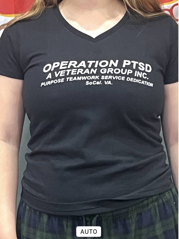 Operation PTSD. A Veteran's Group TEE'S