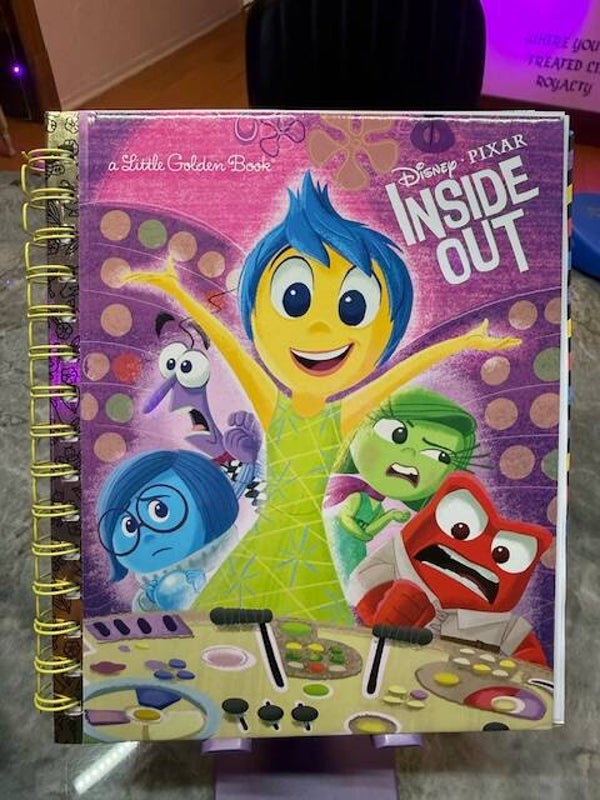 Inside Out Little Golden Book Journal
