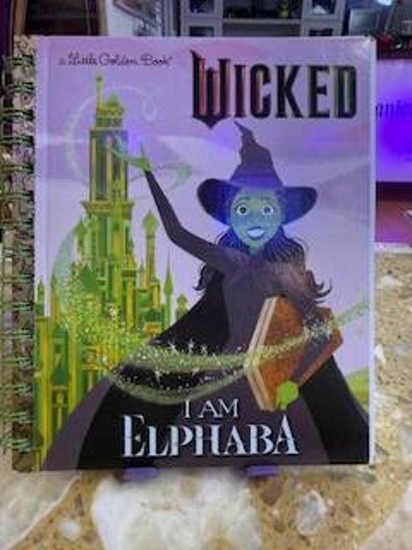 Wicked's I Am Elphaba Little Golden Book Journal