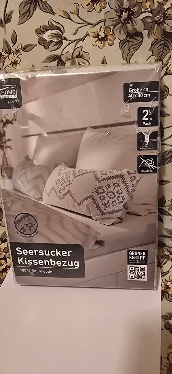 Seersucker Kissenbezug