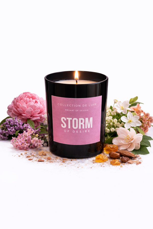 Bougie parfumée de luxe - Storm of desire