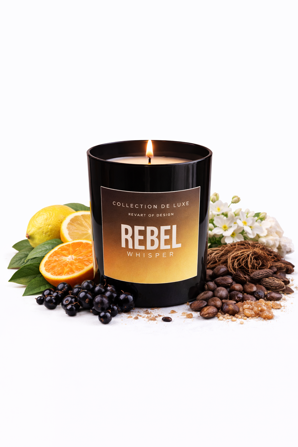 Bougie parfumée de luxe - Rebel Whisper