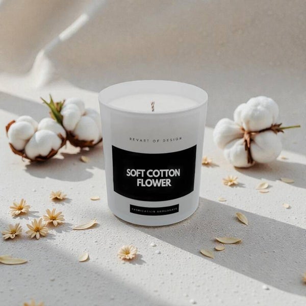 Bougie parfumée - Soft cotton flower