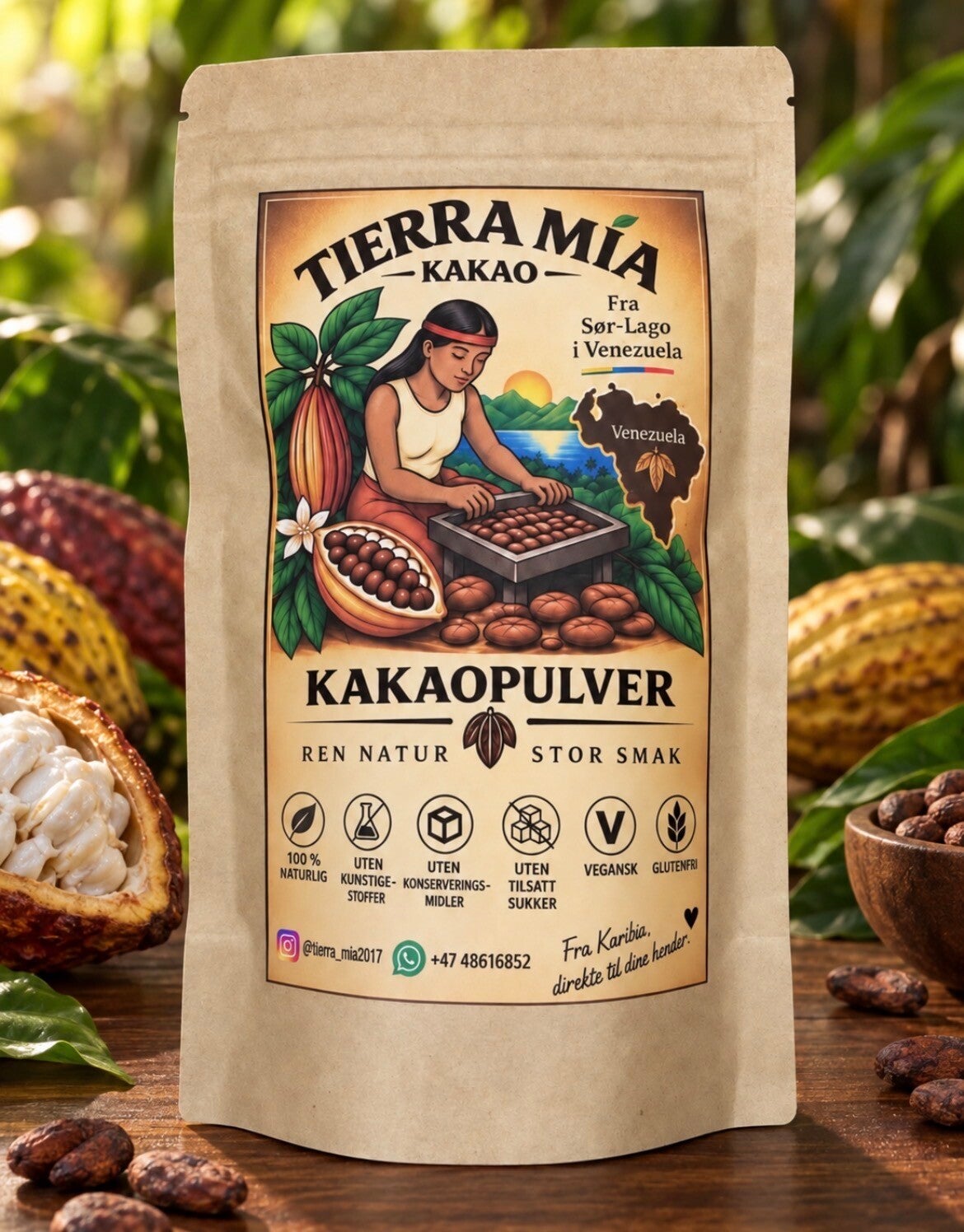 Tierra Mía kakaopulver