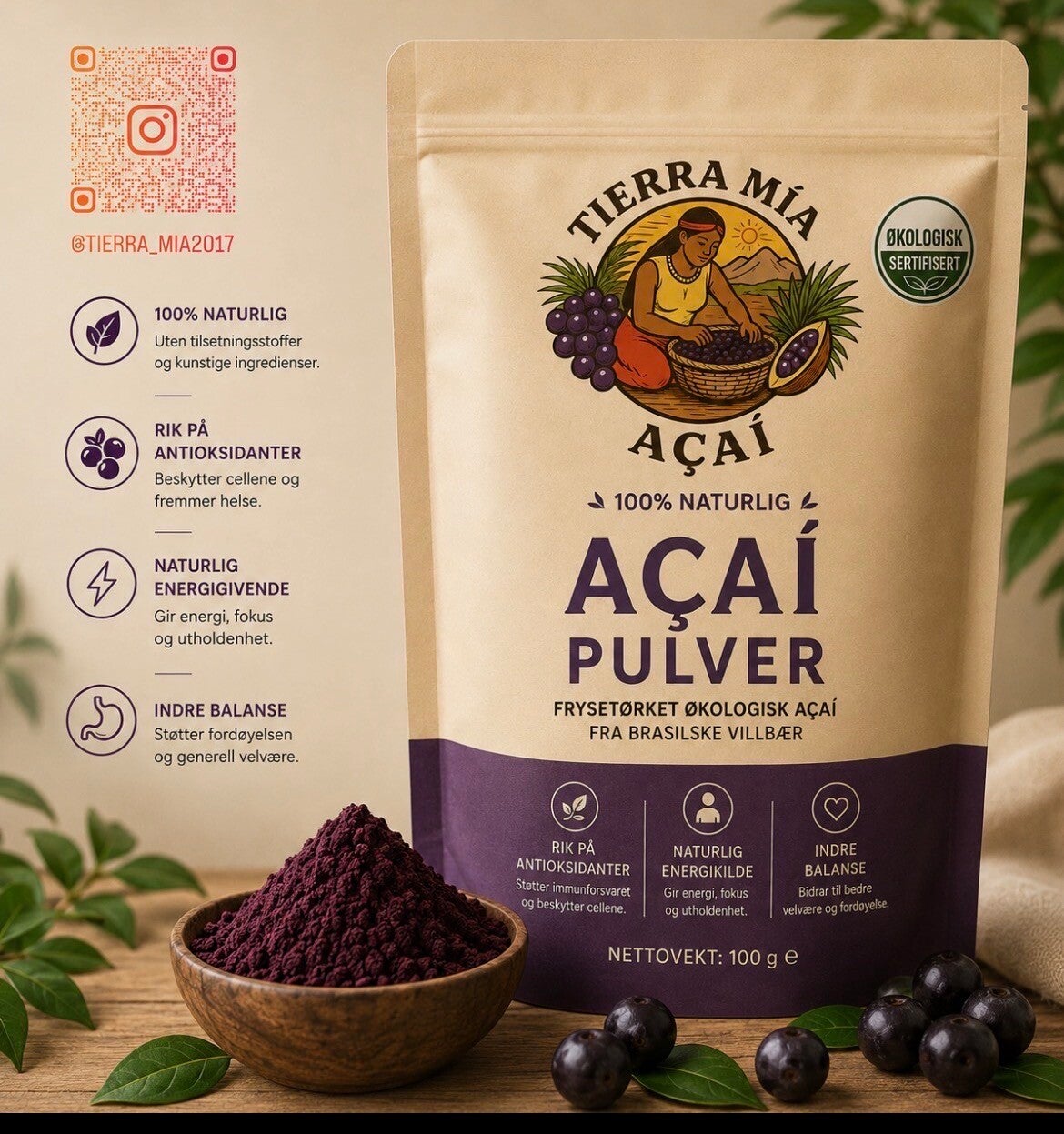 Açaípulver