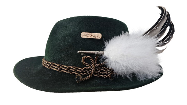 Hutschmuck Trachten-Anstecker - Hoamat rechteckig