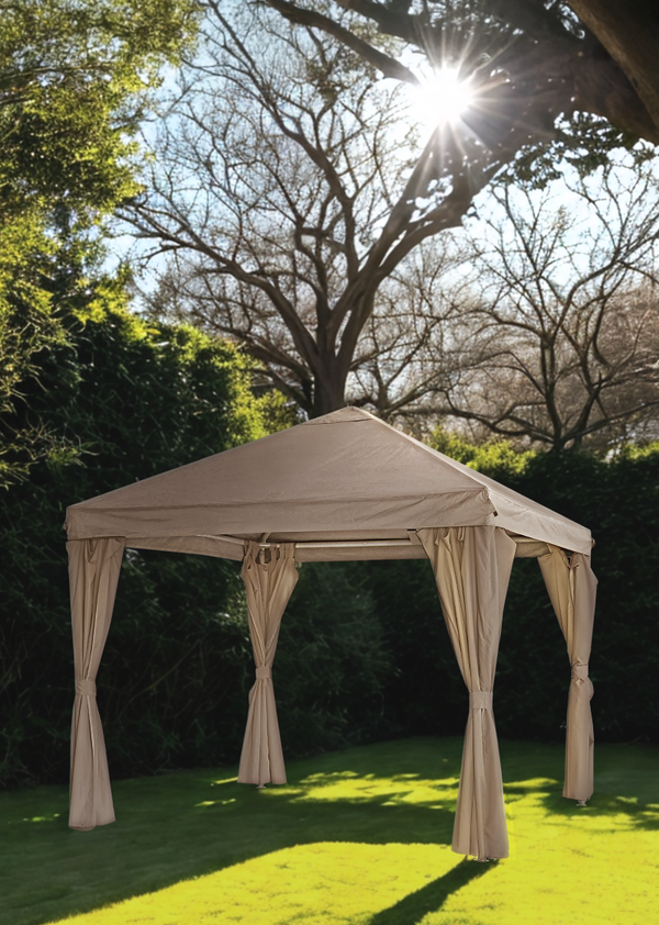 Tuinpaviljoen taupe