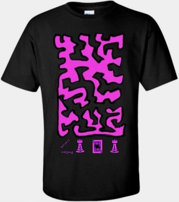 Purple and Black Graffiti T-Shirt