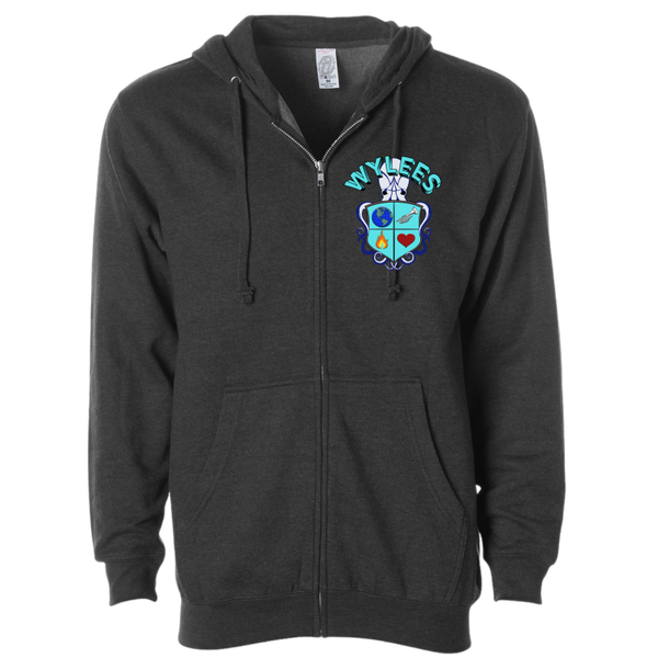 WYLEES Zip Hoodie Charcoal