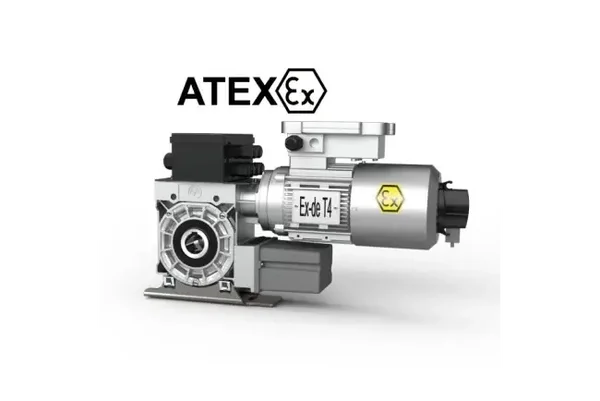 Roldeuraandrijving ATEX SI25.15-30,00 NES(E20), noodslinger (NHK), T4