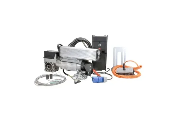 Aandrijfset SE14.100FU-25,40 DES(E20), noodketting (SK), OPTO, TS971, 7m, 230V