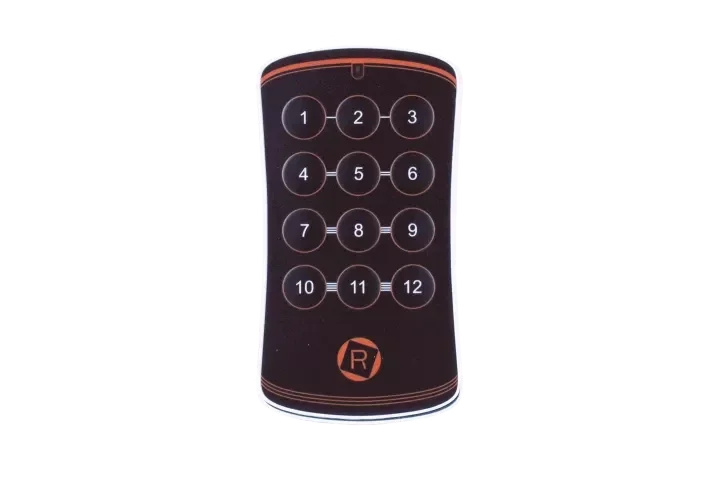 Handzender MIX RDA, 12-kanaals, 433MHz/Keeloq met wandhouder