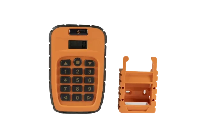 Handzender STARK, 100-kanaals, 868MHz/Keeloq, oranje/zwart