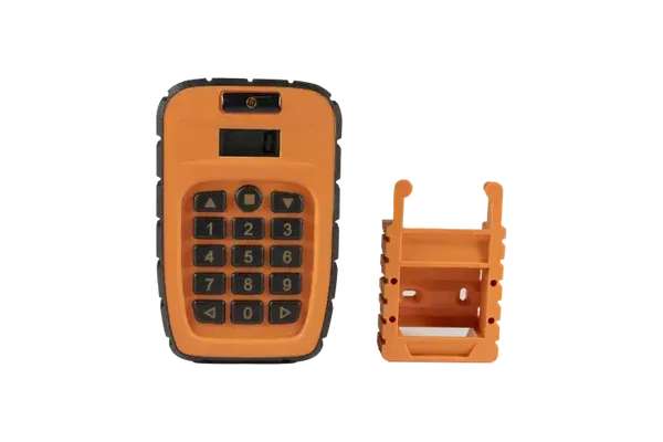 Handzender STARK, 100-kanaals, 868MHz/Keeloq, oranje/zwart