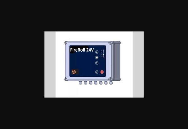 Besturing brandscherm FireRoll V1 tbv 24V-buismotor, (RDA)
