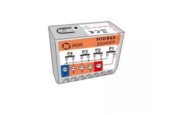 Zender inbouw HID868, 4-kanaals, 868MHz