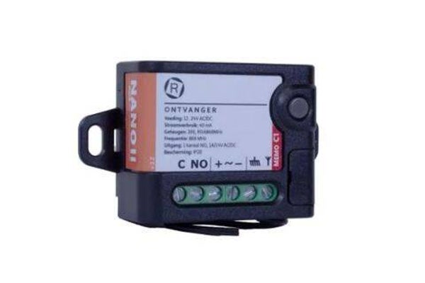Ontvanger NANO2, 1-kanaals, 868MHz, 200 geheugenplaatsen