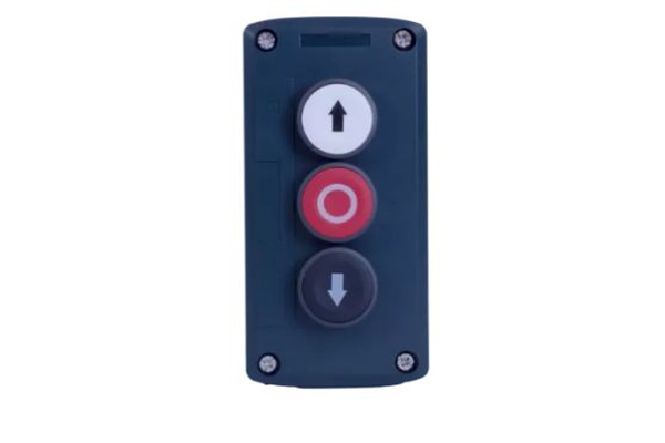 Knopbediening opbouw ODK3, op-stop-neer, 3-knops