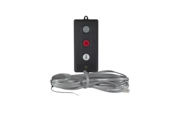 Knopbediening opbouw ODK-3L, op-stop-neer, verlicht, 6 m kabel