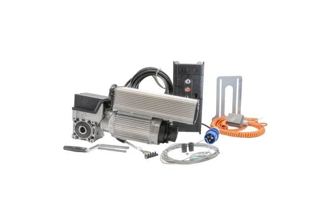 Aandrijfset SE14.100FU-25,40 DES(E20), noodslinger (NHK), DW, TS971, 7m, 230V