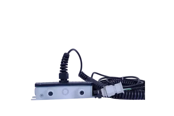 Spiraalkabel 200-90-35 cm met aansluitdoos voor optosensoren, schroefbaar