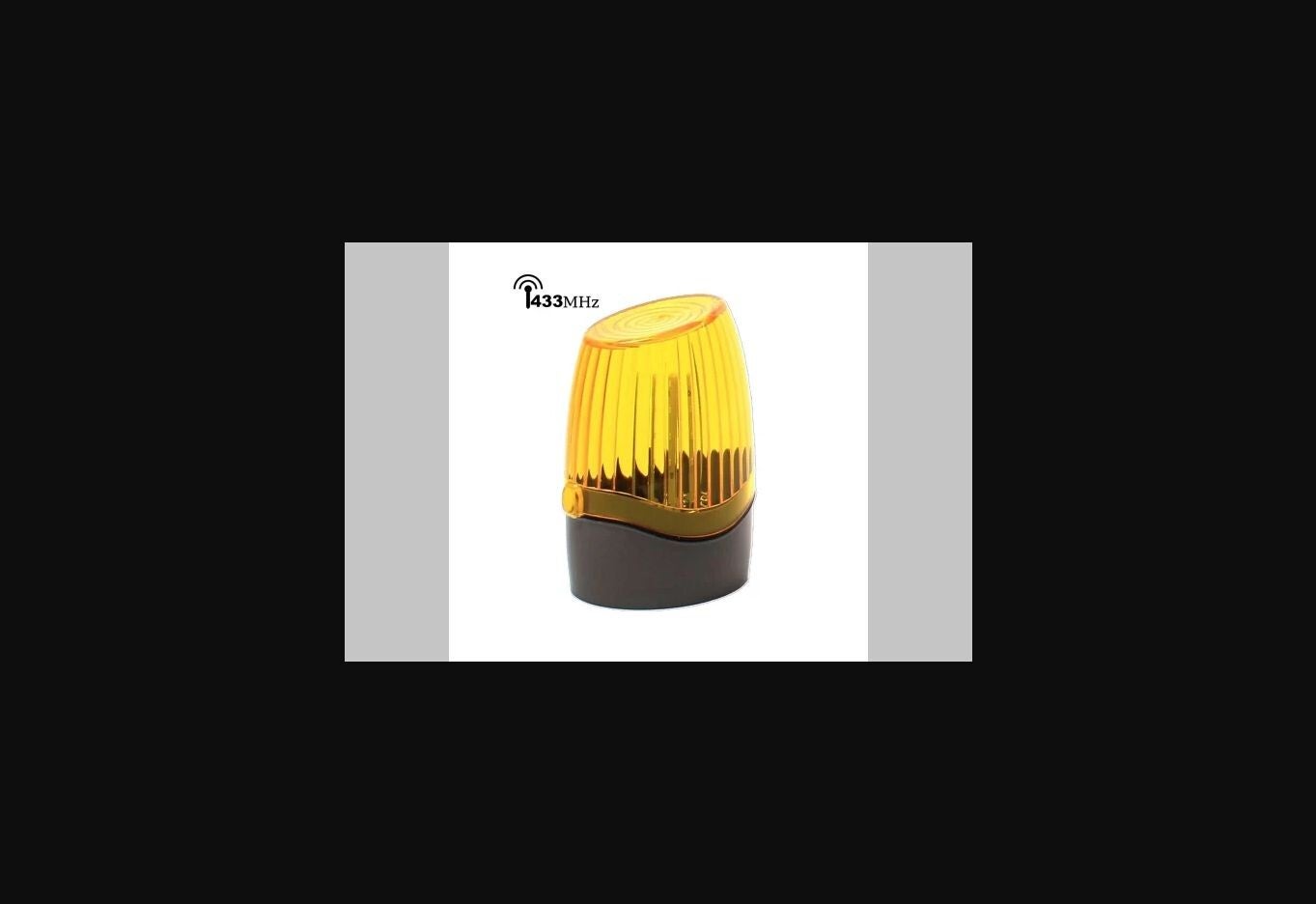 Flitslamp LED Pegasus, geel, 12/24Vdc/230Vac