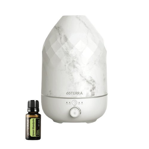 Volo Marble Diffuser & Green Manderin doTERRA