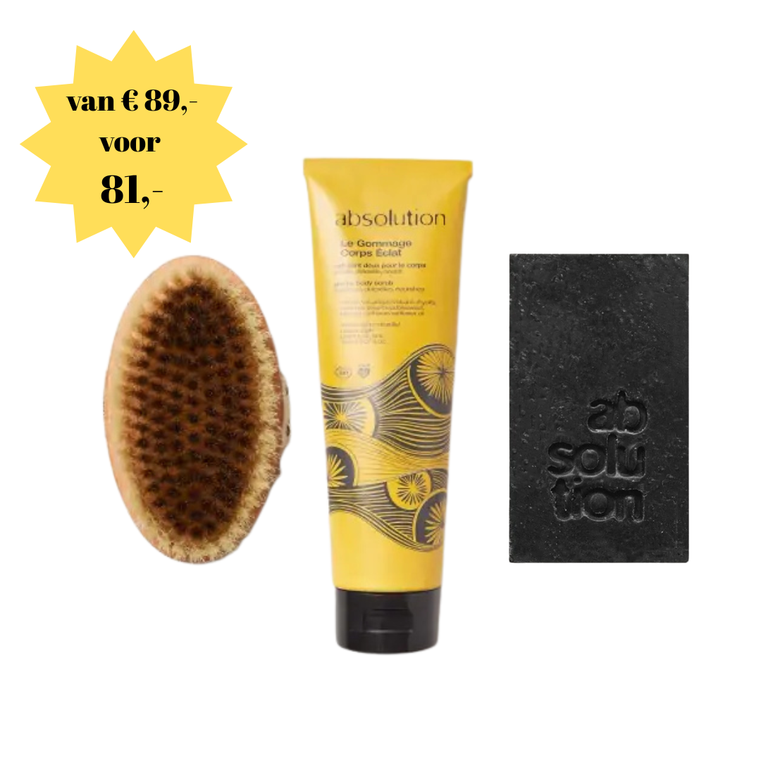 Absolution Borstel & Zwarte Zeep & Scrub