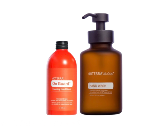 doTERRA On Guard foam handzeep & dispenser glas