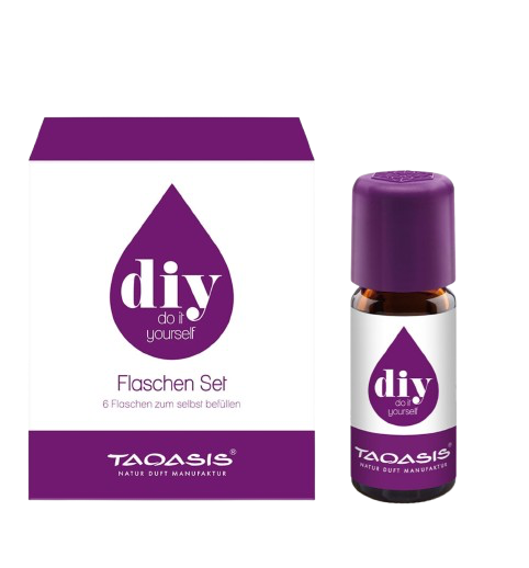 Taoasis DIY set met 6 st. flesjes 10ml (leeg)