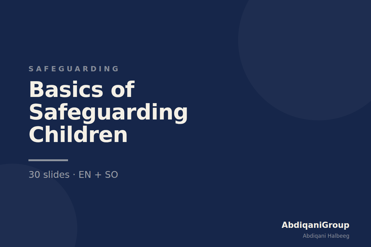 Basics of Safeguarding Children
