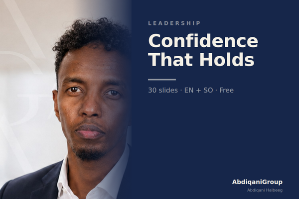 Confidence That Holds — Built, Not Waited For