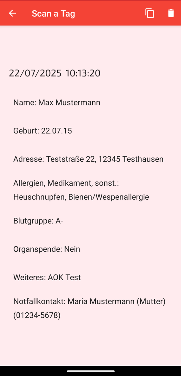 NFC Notfallchip – Lebensretter im Taschenformat