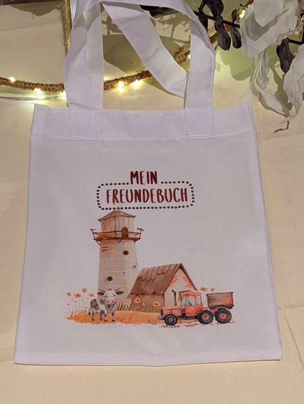 Freundebuchtasche Bauernhof