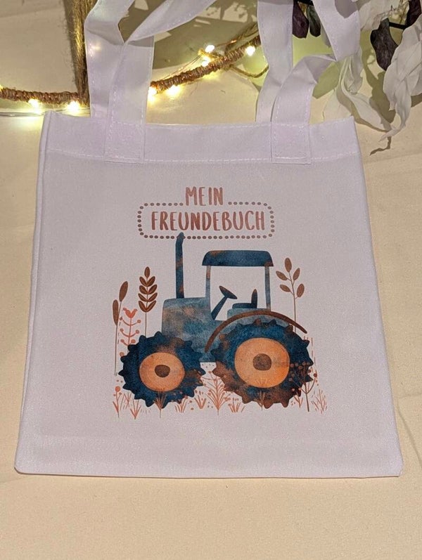 Freundebuchtasche Trecker