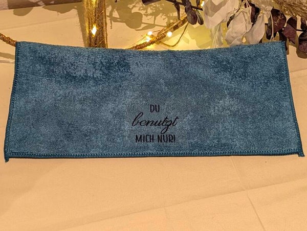 Spüllappen mit lustigen Sprüchen