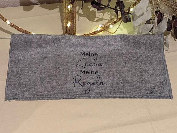Spüllappen "Meine Küche Meine Regeln."