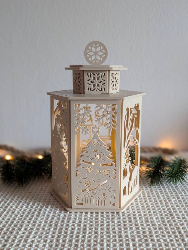 Festliche Stimmung im 3D-Druck: Einzigartige Weihnachtslaterne