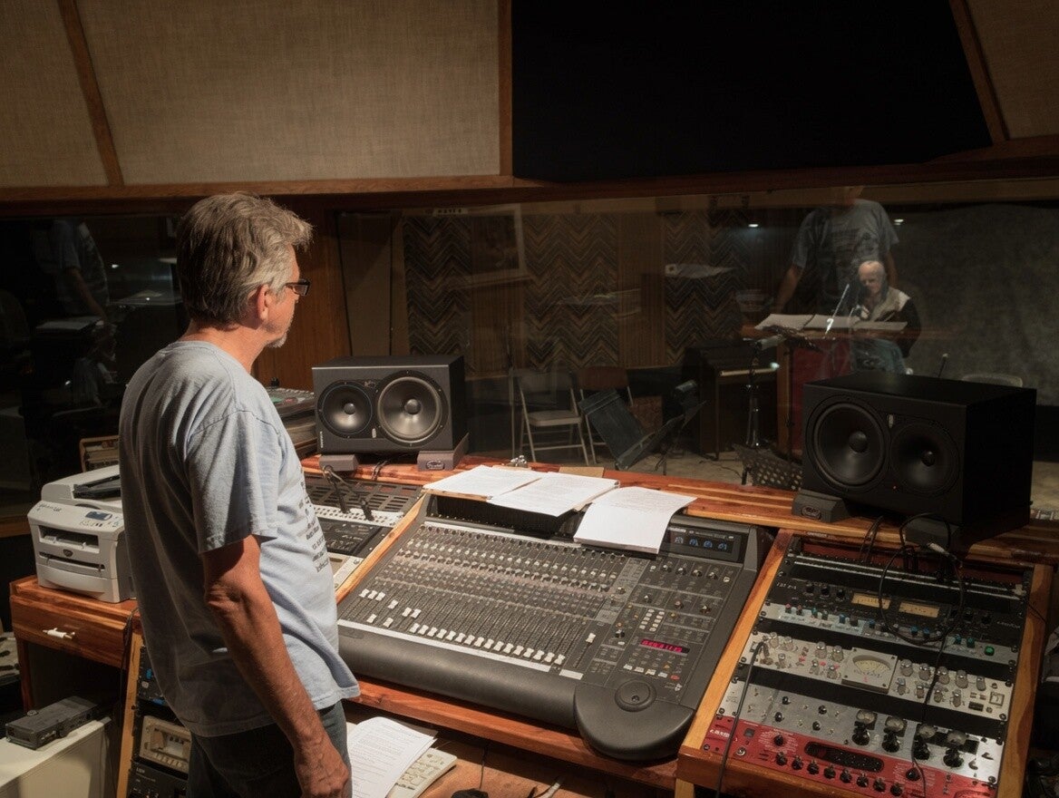 Jerry at the Mixing Console