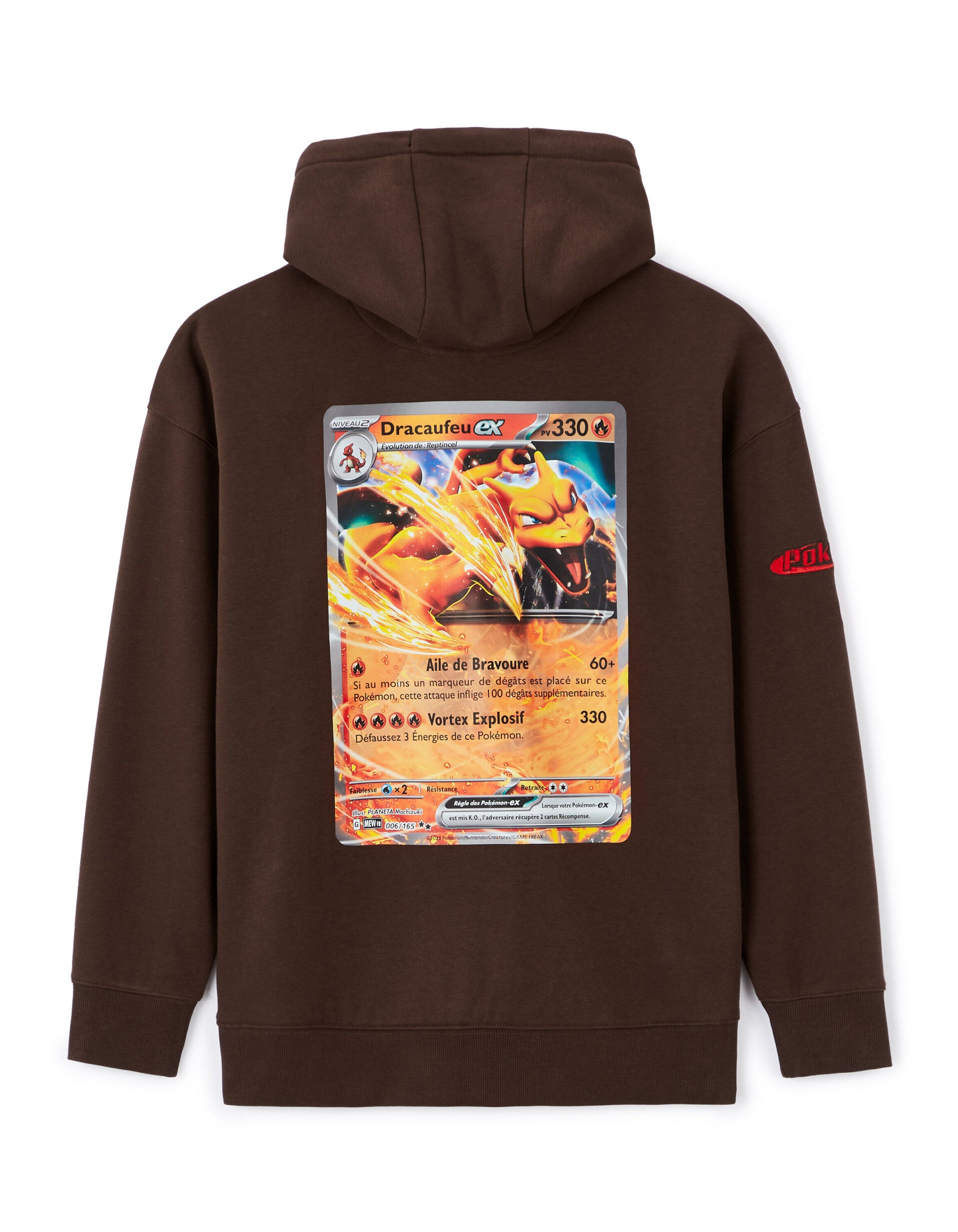 Pokémon - Sweat à capuche Dracaufeu - By Celio