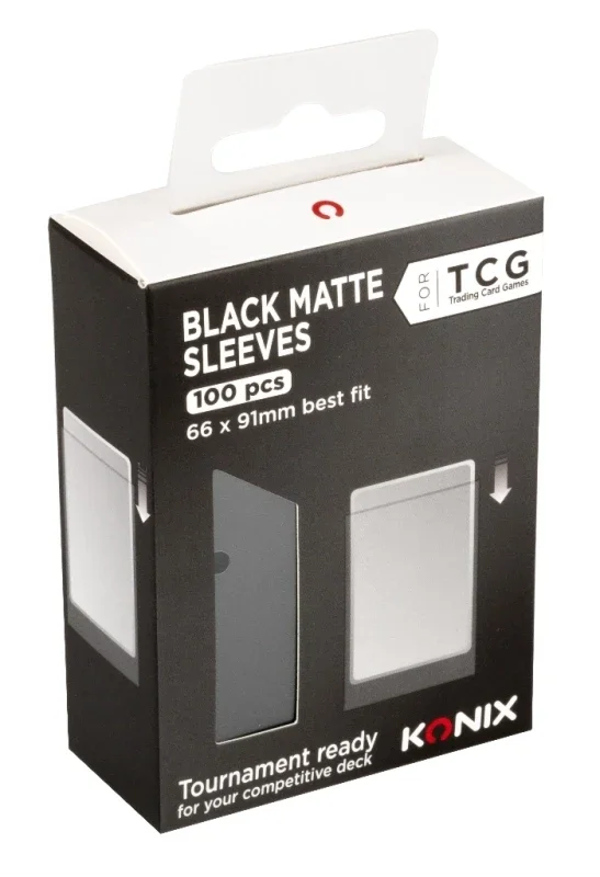 TCG Black matte sleeves 100 pcs