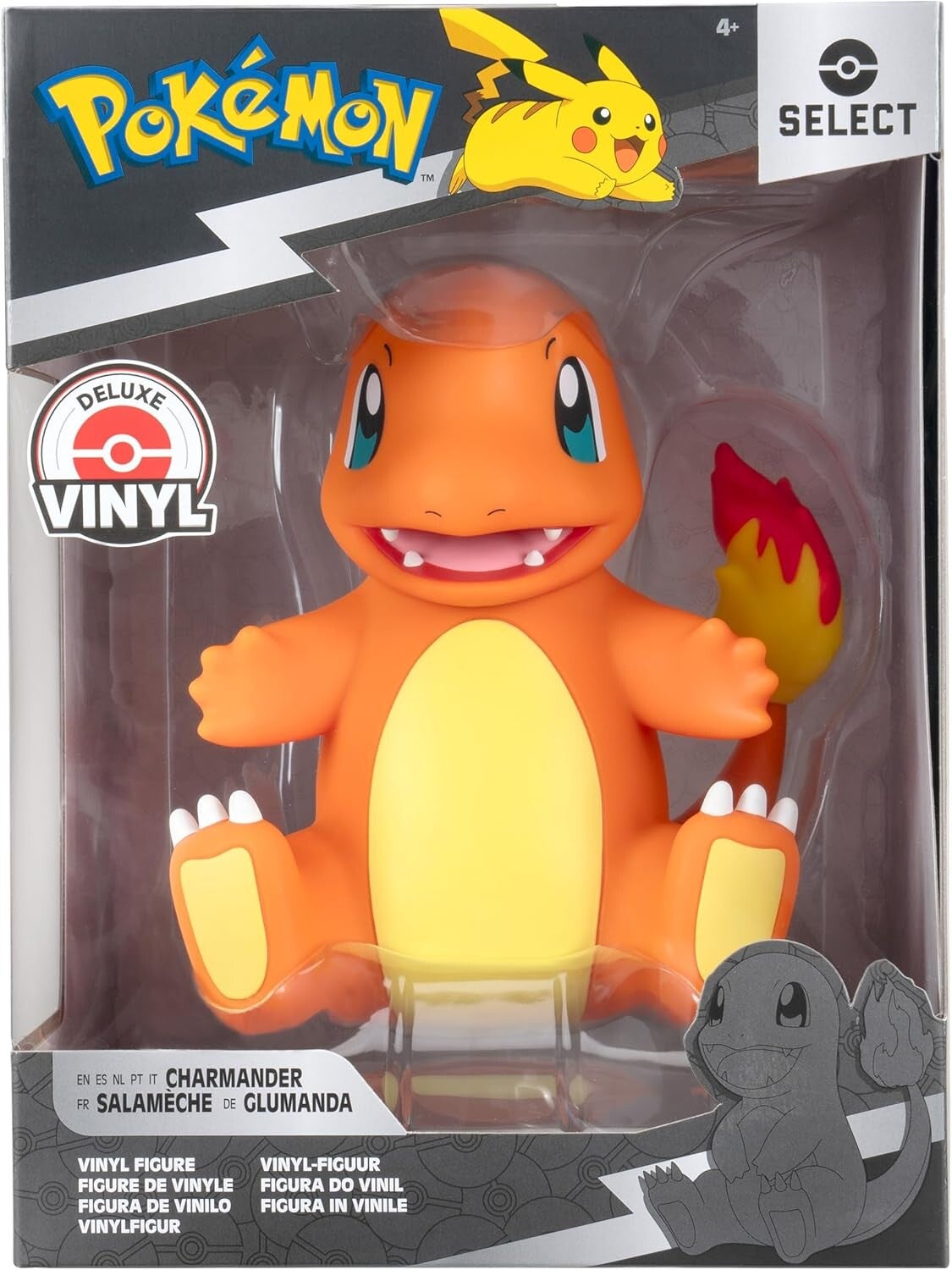 Figurine Pokémon Salamèche Deluxe en vinyle -  20 cm