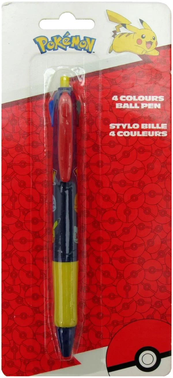 Stylo bille 4 couleurs