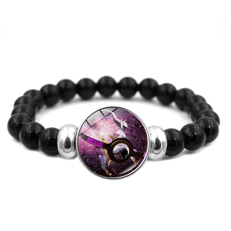 Bracelet pierre obsidienne Pokémon Arceus