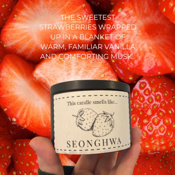 This candle smells like SEONGHWA (8 oz.)