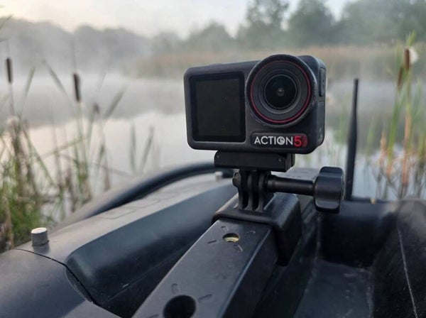 Deeper handle action camera mount