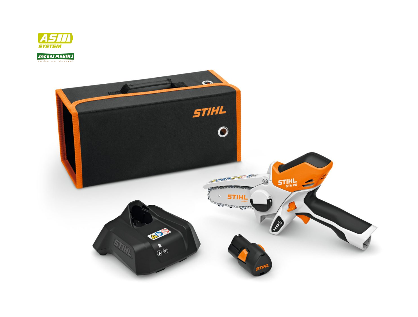 Stihl GTA 26 accu snoeizaag (set met AS 2 accu en lader)