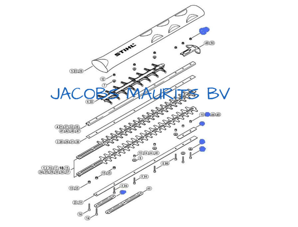 Stihl vernieuwingsset HS 81 / 82 R (75cm)